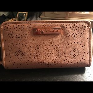 Max Studio rose gold wallet